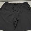 MAGCOMSEN Hiking Shorts Women with 3 Pockets 8 Inch Inseam Lightweight Quick Drying Golf Shorts Black XL