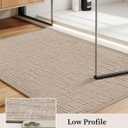 YIHOUSE Bathroom Rugs Sets 2 Piece Beige, Non Slip Bath Mats Sets of 2 Quick Dry, Absorbent Washable Thin Bathroom Rugs Fit Under Door for Elder, Sink, Laundry(16x24+16x32in)