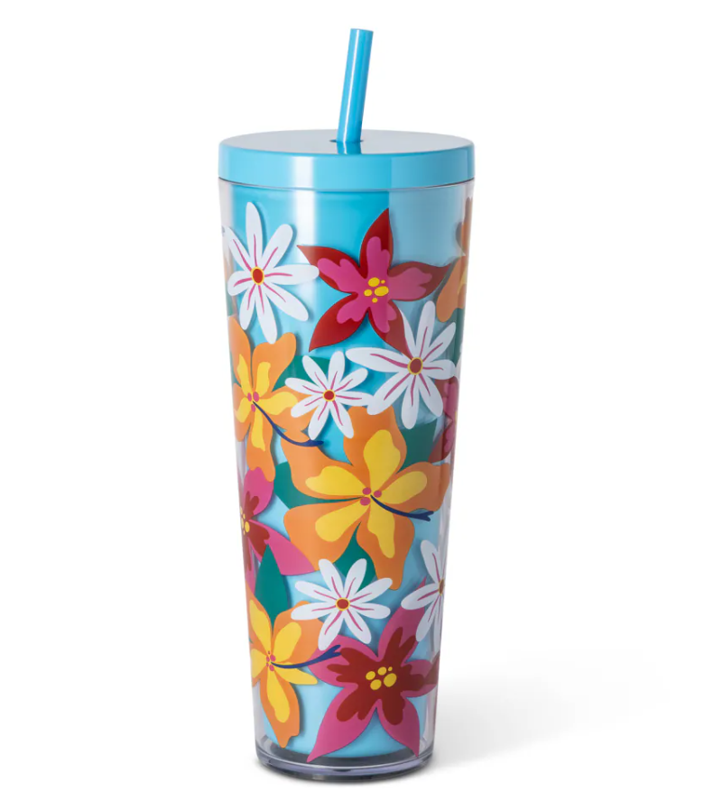 Everyday Living® Plastic Tumbler - Tropical Floral 