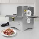Electric Sausage Knotting Machine, Full 304 stainless steel, 50mm (1.96in) opening fits thick sausages