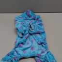 Dinosaur Costume for Small Dogs and Cats, Dog Hoodies Cold Weather Coat,Dog Pajamas for Christmas Halloween (Blue)