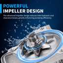 AW5077 Engine Water Pump Fit for Chevrolet Silverado 1500/S10/Blazer/Tahoe/Astro/C1500/K1500, Express 1500/2500/3500, C2500/K2500/C3500 Cadillac Escalade 1996-2014 4.3L/5.0L/5.7L V6/V8