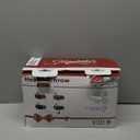 Homemate Heated Blanket Electric Throw - 50"x60" Heating Blanket Throw 1/2/4/6/8 Hours Auto-Off 10 Heat Levels Over-Heat Protection Soft Flannel Sherpa Heater ETL Certification (Light Grey (Striped))