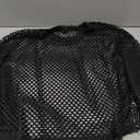 CLOZOZ Women's Mesh Crop Top See Through Fishnet Shirt Crew Neck Sheer Cover Up, Size M