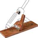 VTUNA Wooden Glue Gun Holder Stand, Hot Melt Adhesive Supporting Tool, Melting Glue Dispenser Foldable Base, Glue Applying Tool Holder