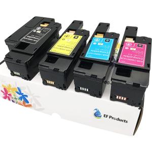 Remanufactured for Xerox Phaser 6020 6022 Workcentre 6027 6025 Toner Cartridge (Black 106R02759, Cyan 106R02756, Magenta 106R02757, Yellow 106R02758) (6020: MYCK)