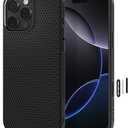 Spigen Liquid Air Designed for iPhone 16 Pro Max Case [Camera Control Button Coverage] [Military-Grade Protection] Compatible with MagSafe - Matte Black