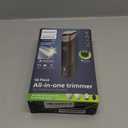 Philips Norelco Multigroom 5000 Series, All-in-One Trimmer and Hair Clipper, 18-Piece Men's Grooming Kit for Beard, Face, Hair, Body and Intimate Areas, No Blade Oil Needed, Model MG5910/49 (Black)