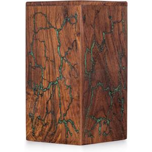 Wooden Urns for Human Ashes Adult Male, Female - Wood Urn for Ashes for Women, Resin Decorative Urns - Memorial, Burial Wooden Cremation Urns for Human Ashes Large Upto 120 lbs, Green - 1pc (Small) Wooden Urns for Human Ashes Adult Male, Female - Wood Urn for Ashes for Women, Resin Decorative Urns - Memorial, Burial Wooden Cremation Urns for Human Ashes Large Upto 120 lbs, Green - 1pc (Small)