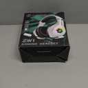 Ozeino Gaming Headset for PC, Ps4, Ps5, Xbox Headset with 7.1 Surround Sound Gaming Headphones with Noise Canceling Mic, LED Light Over Ear Headphones for Switch, Xbox Series X/S, Laptop, Mobile White