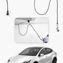 EV Charging Cable Holder - EV Connector Retractor Overhead Retractable Organizer Management System for Universal EVs for Tesla Model 3/Y for Cybertruck for Rivian for Ioniq 5/6 for Kia EV6