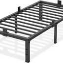 Yitong Angel Twin XL Size Bed Frames 14 inch High 3500 lbs Heavy Duty Metal Platform Mattress Foundation with Steel Slat Support/No Box Spring Needed/Noise Free/Non-Slip/Easy Assembly