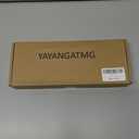 YAYANGATMG 2 Pack Key Holder Wall Mount for Wall with Install Screw, 8 Hooks Ready to Hang, Key Hanger Decor for Kitchen, Entryway, Hallway, Bedroom, Doorway