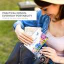 2 x Pocket Calendar 2026-2027 for Purse, Small Pocket Planner 2026-2027 for Purse 3.56.5In,24 Month Organizer from Jan 2026- December 2027 Mini Planner with Pvc Cover for Organizing & Planning (Hydrangea)