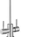 304SUS Stainless Steel 2 Way Filtered Kitchen Bar Sink Faucet Reverse Osmosis Ro Water Filter Tap (Brushed Nickel)