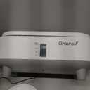 Hydroponics Growing System Kit, 16 Pods, Vertical 8L Indoor Gardening System for Herb Vegetable Fruit, Hydro Garden with LED Grow Light, Smart Water Circulation, 3 Light Modes & 2 Timer, White