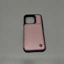 Vinich for iPhone 16 Pro Wallet Case with Card Holder, RFID Blocking Credit Slots Kickstand Shockproof Phone Cover Fit for iPhone 16 Pro, 6.3", Rose Gold