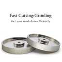 CBN Grinding Wheel 6" Dia x 1" Wide, 1/2 inch Arbor, Sharpen High Speed Steel Cutting Tools, Diamond Grinding Wheel Grit #600