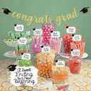 2 x Gold 2026 Graduation Candy Bar Signs Graduation Table Candy Buffet Labels for 2026 Graduation Dessert Food Label Table Party Decorations Gold