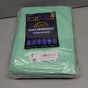 FYGRIP 4 Pack 36 x 36 Extra Heavy Absorbency Washable Underpads, Waterproof Quick Drying Nursing Incontinence Reusable Washable Bed Pee Pads for Dogs, Diaper Changing & Adults, Green