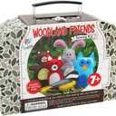 CraftLab Woodland Animals Kids Sewing Kit, Educational Beginner Arts & Crafts Gift for Boys and Girls Ages 7 to 13 DIY Learn to Sew Embroidery