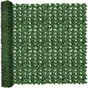 ODTORY Artificial Fence Privacy Screen: 6FT x 50FT UV-Anti Faux Greenery Backdrop Ivy Chain Link Shades Panels for Patio, Balcony, Garden,Deck,Backyard Indoor Outdoor Green Wall Decor