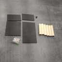 Pawque Dog Stairs & Cat Scratching Post Pet Steps for High Beds Couch, High-Strength Boards Holds up to 150 lbs for Indoor Small Cats Kittens Dogs Climbing Playing, 3 Combination Options, 3 Steps-Grey