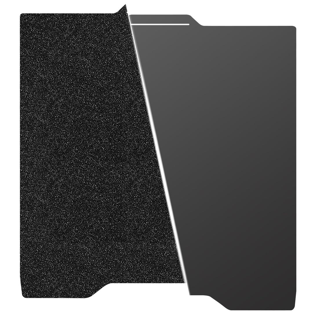 HzdaDeve I7 Build Plate for Creality SPARKX i7 Dual-Textured and Smooth PEI Plate Sheet 267x301MM Heated Bed Spring Steel Flexible Platform Black Board for 3D Printer Accessories (Black)
