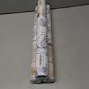 3 x Timeet 17.7In 197In Peel and Stick Wallpaper, Blue and White Floral Peel and Stick Wallpaper Boho Contact Paper Removable Self Adhesive Bedroom Cabinet Mural Wall Decor Vinyl Roll