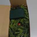 6 FT Artificial Christmas Garland, Faux Gold Spruce Garland with 20 LED Lights, Red Gold Ball Ornaments and Stars, Lighted with Timer, Perfect for Christmas Indoor Outdoor Decoration