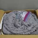 Xin Three Layer Cat Tree with Cat Condo and Two Hammocks,Grey