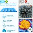 Snuffle Mat for Dogs,Premium Silicone Dog Food Mat 8x13Interactive Feed Game for Boredom,Encourages Natural Foraging Skills and Stress Relief for Medium Pets Smell Training Slow Feed Mat B