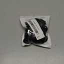 50 PCS Key Caps Covers Tags Soft Rubber Key Covers Identifiers Rings Toppers for Standard Flat House Keys,2 Styles (Black)