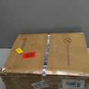 Furnulem Tall Nightstand with LED Lights and 3 Tier Shelves, Night Stand with 3 Fabric Drawers, 45.3inch Tall Bedside Tables with USB Ports and Outlets in Bedroom, Dorm, Office (White)