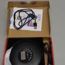 Arafuna Portable CD Player-Compact Discman CD Player-Personal Music Player with CD-R & CD-RW Playback Anti-Skip Protection, Programmable Tracks - Earphones Included (Black)