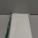 N&Y HOME Fabric Shower Curtain Liner Long Stall Size 42 Width x 78 Length inches, Hotel Quality, Washable, White, 42x78