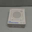 Gaiatop Mini Space Heater, Lightweight PTC Ceramic Fast Heating 500W Energy Efficient for Indoor Use, Overheating & 45 Tip-Over Protection, Portable Desk Electric Heaters for Office Home Black