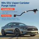 994-554 Vapor Canister Purge Valve,Vapor Canister Purge Solenoid Valve Compatible with Ford Mustang 2.3L 2015-2021 Replaces FR3Z-9G297-H FR3Z-9G297-A PV2056 Vapor Canister Purge Control Valve
