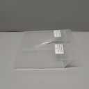 Amyhill 2 PCS Outdoor Brochure Holders 12 x 4.5 x 2.24 inches Waterproof Acrylic Envelope Holder Wall Mount Brochure Box with Lid, Clear Pamphlet Advertising Display Box for Store(Clear)