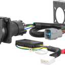 CURT 56366 Vehicle-Side Custom RV Blade 7-Pin Trailer Wiring Harness, Fits Select Honda Pilot, Ridgeline