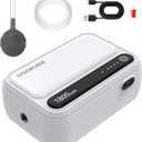 Aquarium Air Pump Rechargeable Aerator for Bait Bucket, Portable Battery Powered Air Pump for Aquarium, Fish Tank Air Pump Bubbler Aerator for Outdoor Fishing