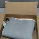 Rear Car Seat Covers for Tesla Model Y Juniper 2025 2020-2024 Breathable Interior Seat Cushion Protector All Season Protection (Without Logo) (White Ice Silk)