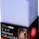 Ultra Pro 3" x 4" Super Clear Premium Toploader Card Protector | 25-Count per Pack | 1-Pack