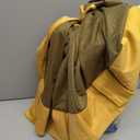 MIULEE Velvet Curtains 84 inches 2 Panels - Luxury Blackout Curtains for Bedroom Living Room Thermal Insulated Fall Decor Super Soft Window Drapes Rod Pocket & Back Tab, Mustard Yellow