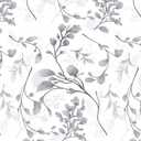Orainege Gray Floral Wallpaper Peel and Stick Wallpaper 17.7 in 118.1 in Self Adhesive Floral Contact Paper Waterproof Removable Wall Paper for Bedroom Bathroom Cabinets Decor