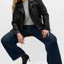 ity Chic Women's Plus Size Jacket - Julie Faux Leather Biker