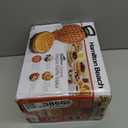 Hamilton Beach Belgian Waffle Maker with PFAS-Free Non-Stick Ceramic-Coated Plates, Browning Control, Indicator Lights, Stainless Steel (26081)