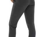 Peauty Women's Maternity Pants with Pockets,Over The Belly Stretchy Maternity Activewear Jogger Track Cuff Pregnancy Pants (M)