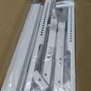 Window AC Support Bracket, No Drill, Heavy Duty Holds Up to 350LBS | Adjustable Air Conditioner Mount for Single & Double Hung Windows, Universal Units for 5000-24000 BTU Qick Install, White