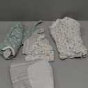 KeaBabies 3-Pack Swaddles for Newborns, Girls, Boys with Hats - Organic Soft Baby Sleep Sacks, Breathable Baby Swaddle 3-6 Months Beanies Set, Premie Infant Sleep Sack 0-3 Months (Prairie) (One Size)